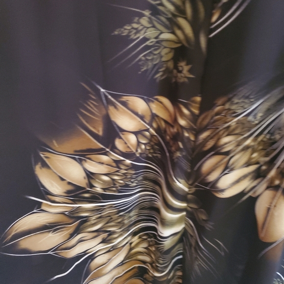 New Brown Midi Dress Size Med - Picture 4 of 8